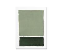 LVTFCO Famous Mark Rothko Posters《Light Green and Green》Painting Mark Rothko Canvas Wall Art Mark Rothko Prints for Home Picture Decor 40x60cmx1 No Frame