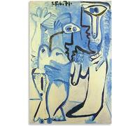 LVTFCO Famous Pablo Picasso Poster And Prints《 Man And Woman》Wall Art Pablo Picasso Painting Canvas For Home Wall Art Decor Picture 50x70cm No Frame