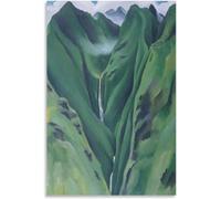 LVTFCO Georgia O'Keeffe Poster《Waterfall 》Canvas Painting Georgia O'Keeffe Wall Art Georgia O'Keeffe Prints for Home Decor Picture 50x70cmx1 No Frame