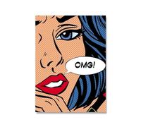 LVTFCO Pop Roy Lichtenstein Poster Fashion Canvas Wall Art Roy Lichtenstein Prints Roy Lichtenstein Painting For Home Wall Decor Picture 40x60cm No Frame