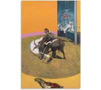 LVTFCO Vintage Francis Bacon Posters A Bullfight Canvas Wall Art Francis Bacon Prints Francis Bacon Painting For Home Wall Decor Picture 50x70cm No Frame