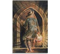 LVTFCO William Blake Posters Surrealism Canvas Wall Art William Blake Prints William Blake Painting William Blake Picture For Home Decor 50x70cm No Frame