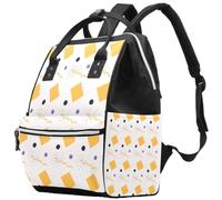 LVTISEE Memphis Cube Diaper Bag Mummy Backpack Nappy Nursing Bag for Baby Care