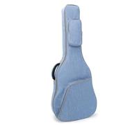 LVUNZJCA Guitar Bag Guitar Bag Thickened Bag Folk Cotton Bag Shoulders for Guitar Lover(Blue,40/41inch)