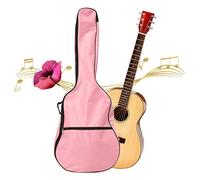 LVUNZJCA Guitar Bag Pink Waterproof Guitar Shoulder Handbag Folk Guitar Backpack Bag for Guitar Lover