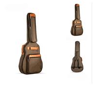 LVUNZJCA Guitar Bag Waterproof Padded Guitar Bag Shoulder Electric Guitar Bass Classical for Guitar Lover(Brown)