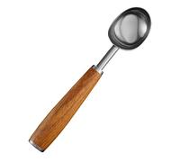 LVUNZJCA Ice Cream Scoop Wooden Handle Fruit Ball Scooper Utensil Ice Cream Scooper Spoon for Home and Dessert Shops