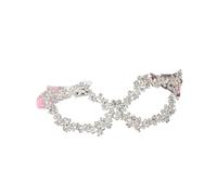 LVUNZJCA Masquerade Mask Halloween Makeup Dress Up Ball Mask for Costume Party Cosplay(Silver2)