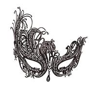 LVUNZJCA Masquerade Mask Metal Inlaid Diamond Ultra-thin Hollow Mask Makeup for Party, Halloween