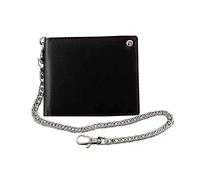 LVUNZJCA Men's Chain Wallet Men's Chain Wallet Bicycle Truck Rock Leather Wallet Key Belt Chain