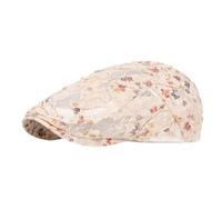 LVUNZJCA Men's Flat Cap Leopard Print Beret Summer Women's Perforated Mesh Forward Hat Beret Hat(Beige)