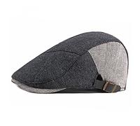 LVUNZJCA Men's Flat Cap Mens Flat Cap Gatsby Ivy Irish Newsboy Hat Adjustable Beret Hat(E)