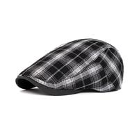 LVUNZJCA Men's Flat Cap Women's Summer Korean Beret Beret Hat(Noir)