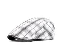 LVUNZJCA Men's Flat Cap Women's Summer Korean Beret Beret Hat(White)