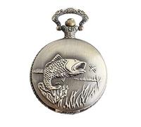 LVUNZJCA Men's Pocket Watch Delicate Classical Vintage Quartz Pocket for Men Quartz Pocket Watch Antique Hanging Watch for Birthday