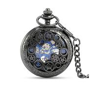 LVUNZJCA Men's Pocket Watch Delicate Roman Classical Nostalgia Mechanical Pocket Watch Engraved Pocket Watches for Men and Women for Birthday