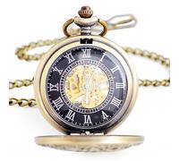 LVUNZJCA Men's Pocket Watch Mechanical Pocket Watch Tourbillon Bracelet Pocket Watch for Birthday