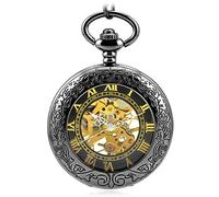 LVUNZJCA Men's Pocket Watch Retro Mechanical Pocket Watch for Men and Women Pocket Watch for Birthday(Size:37.5cm)