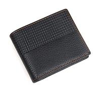 LVUNZJCA Men's Wallet Leather Wallet Men's Short Wallet Short Clip Coin Bag Card Holder