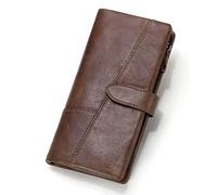 LVUNZJCA Men's Wallet Wallet for Men Leather Business Credit Card Holder Long Wallet Card Holder