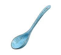 LVUNZJCA Soup Ladle Creative Ceramic Spoon Soup Spoon Long Handle Spoon for Home, Cooking(Blue)