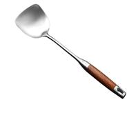 LVUNZJCA Spatula Kitchen Cooking Spatula Iron Spatula Stainless Steel Frying Spatula for Fish,Eggs,Pancakes