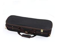 LVUNZJCA Violin Case Square Violin Box with Thermometer Can Lift and Carryviolin Oxford Cloth for Students, Beginner(1/4)