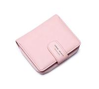LVUNZJCA Women's Short Wallet Multifunctional Ladies Wallet Short Buckle Zipper Coin Purse for Ladies Small Clutch(A)