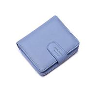 LVUNZJCA Women's Short Wallet Multifunctional Ladies Wallet Short Buckle Zipper Coin Purse for Ladies Small Clutch(D)