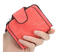 LVUNZJCA Women's Short Wallet RFID Blocking Large Capacity PU Leather Phone Card Holder for Ladies Small Clutch(D)