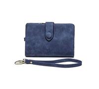 LVUNZJCA Women's Short Wallet Womens Blocking Small Compact Pocket Wallet Ladies Mini Purse for Ladies Small Clutch(D)