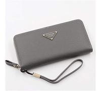 LVUNZJCA Women's Wallet Mobile Phone Change Purse Brush Long Wallet Ladies Purse(E)