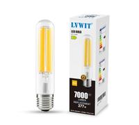 LVWIT 41W LED Light Bulbs,T46 E40 Edison Filament Screw Bulb,2700K Warm White,377W Incandescent Bulbs Equivalent,E40 Large Edison Screw,