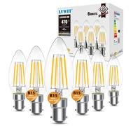 LVWIT 4W C35 Small Bayonet Bulb 40W Incandescent Bulbs