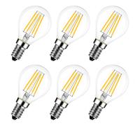LVWIT 4W E14 G45 Small Edison Screw LED Filament Bulb, 6