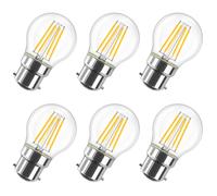 LVWIT B22 Golf Ball LED Filament Bulb,4W Min Bayonet
