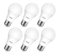LVWIT Daylight 8W E27 LED Edison Bulb 60W Equivalent, E27 Screw Bulb Cool White, Energy Saving Light Bulbs,6500K,806LM,Non-Dimmable(6 Pack)