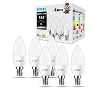 LVWIT Daylight E14 LED Candle Light Bulbs,Candle Bulb Small