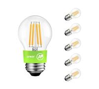 LVWIT E27 Golf Ball Light Bulbs,E27 Screw Bulb,Ultra-Efficient Class A G45 Bulb,2.2W,470LM,Warm White 2700K Screw Bulb 40W Equivalent,Clear Glass Vintage Filament LED Bulb,Non Dimmable, Pack of 6