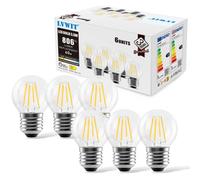 LVWIT E27 LED Filament Bulb,5.5W LED Vintage Globe