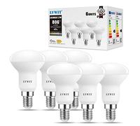 LVWIT Spotlight Bulbs, E14 led Bulb,7.2W E14 Led Light Bulb Cool White, R50 Led Light Bulbs Screw Fitting,R50 Reflector Bulb Small Screw,60W Incandescent, 806LM,6500K,Non-dimmable (Pack of 6)
