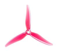 LVXBHZQD 5 Colors 3 Blade/Tri-Blade Propeller Props FPV Brushless Motor Compatible For FPV Racing Drone(2Pairs Pink)