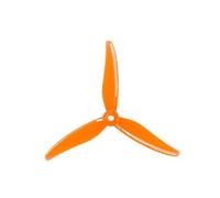 LVXBHZQD 5 Colors 3 Blade/Tri-Blade Propeller Props FPV Brushless Motor Compatible For FPV Racing Drone(2Pairs Tiger Orange)