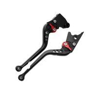 LVXVMOZEOK Clutch Brake Lever Set for RV200 for VanVan 2016-2020 for GSR 400 2008-2012 for GSR 600 2006-2011 Long Short Brake Clutch Levers(Long Black)