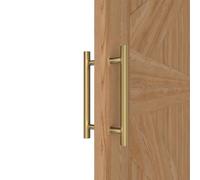LVYIHAN Round Door Pull Handle (Gold, 30cm / 12inch)