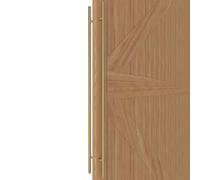 LVYIHAN Round Gold Barn Door Handles 30/60/90/120/150 Cm, Pull Push Long French Door Handle Double Sided, Large Front Exterior Shower Door Pull Handles