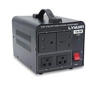 LVYUAN 1000W 220V 110V Step Up & Step Down Voltage Transformer Converter UK to US Dual 110V & 220V outlets