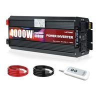 LVYUAN 4000W /8000W Power Inverter DC 12V to 240V Converter with LCD Display, Remote Control and USB Ports for Car, RV, Truck, Off Grid Solar System, Camping