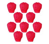 LVYUDS 10pcs Floating Lanterns to Release in Sky Prayers for Blessings Chinese Lanterns Installation Portable for Outdoor Beaches(Red)