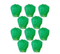 LVYUDS 10pcs Floating Lanterns to Release in Sky Prayers for Blessings Chinese Lanterns Installation Portable for Outdoor Beaches(Green)